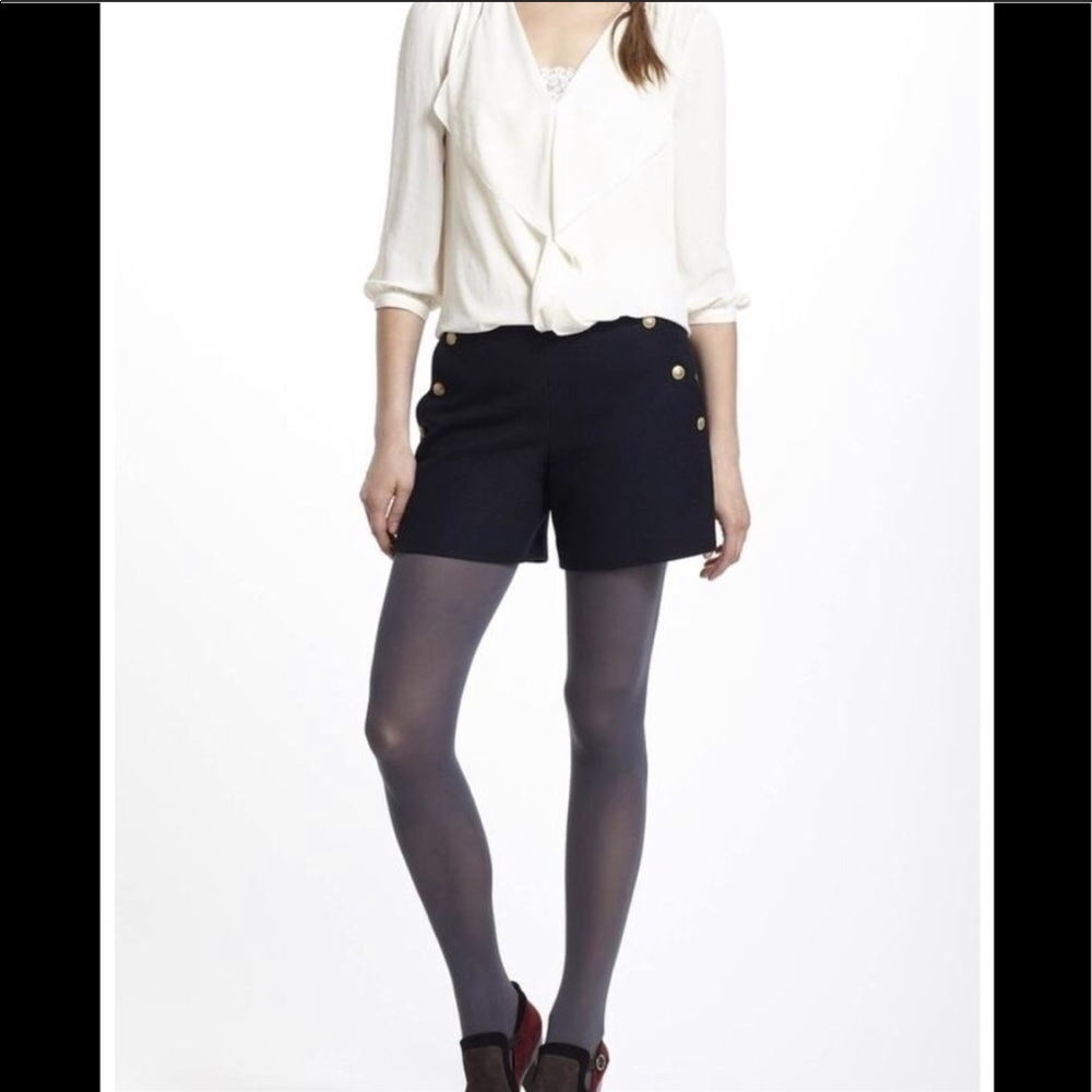 Anthropologie Cartonnier Mainsail wool shorts-Sz 4